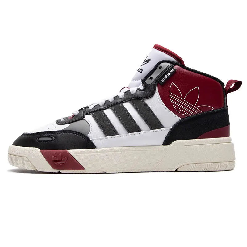 Adidas clover men's shoes Women's shoes 2024 autumn outdoor fashion couple casual shoes high top skateboard shoes ID0845