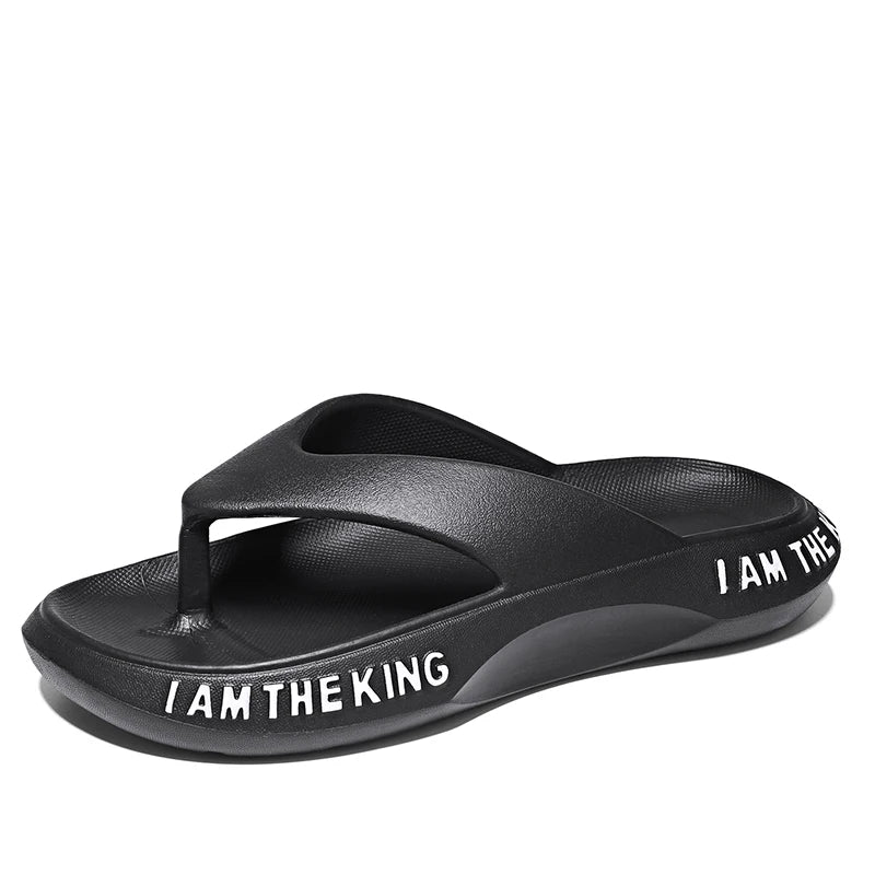 2023 New Men Flip Flops Men Slides Slippers Indoor Outdoor Sandals Man Slippers Soft Bottom Home Shoes Beach Slippers Flip Flops