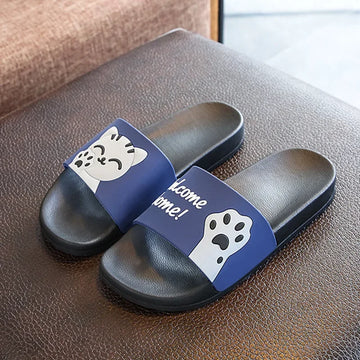 Flip Flop Slippers Women Cloud Summer Sandal Female Beach Cartoon Cat Print Cute Kawaii Non Slip Men Male Ladies HomeShoe Slide