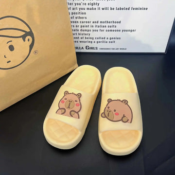 Anti-Odor EVA Slippers 2025 Cute Unisex Summer Outdoor Wear Home Couples Felt like Walking on Poop Flat Sandals for Men And Wome