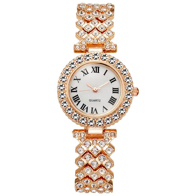 YIKAZE Fashion Women Watch Luxury Stainless Steel Ladies Quartz Watches Small Round Retro Business Female Bracelet Wristwatch