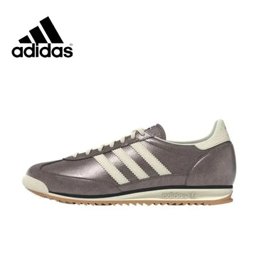 Adidas SL 72 OG Thin Sole Men's and Women's Sneakers Winter Lightweight Comfortable Casual Shoes White Green Retro Classic Shoes
