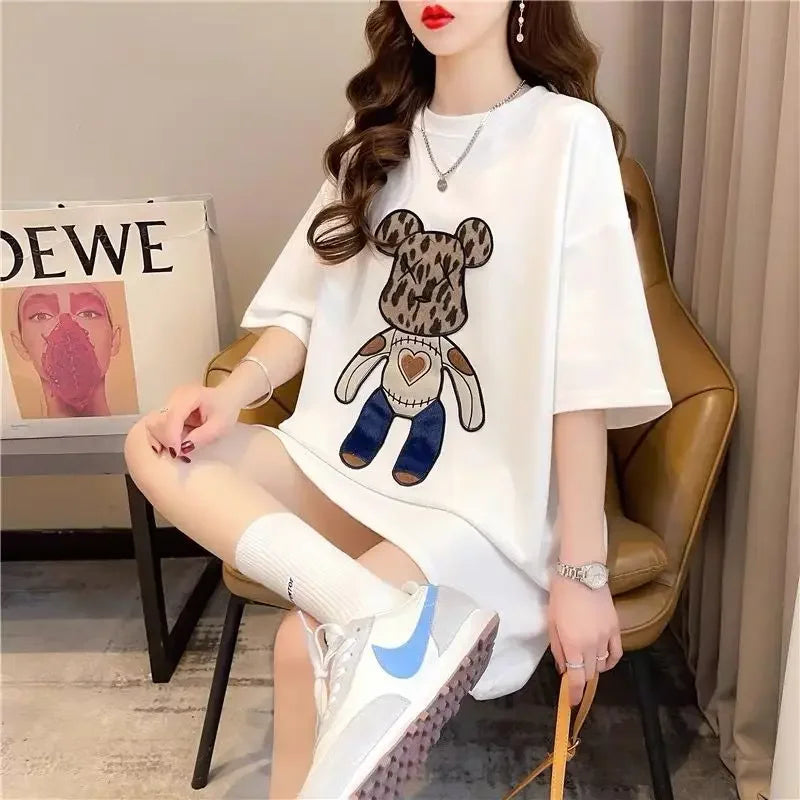 Áo thun nữ phong cách Nhật - Hàn mẫu mới 2025
