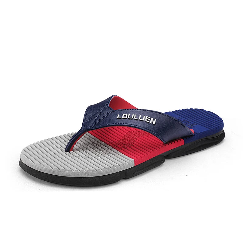 2023 High Quality New Men Soft Sole Flip Flops Outdoor Massage Slippers Indoor Mens Beach Non-slip Men's Flip Flops Sandals