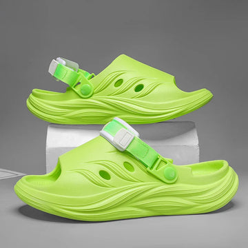 2024 Men's Outdoor Sandals Slippers Beach Comfortable Slides Soft Clogs Men Casual Shoes Garden Shoes Men Women Beach Sandals