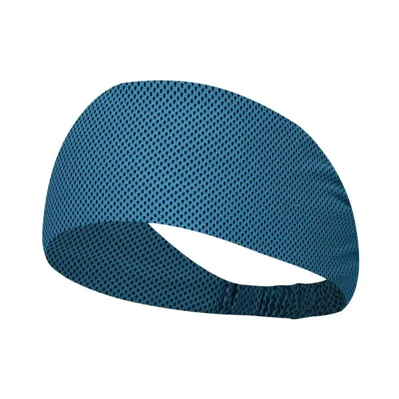 Cooling Sports Headband Women Men Elastic Non-Slip Sweatband Moisture Wicking Hairbad Head Band for Yoga Hiking Gym Running