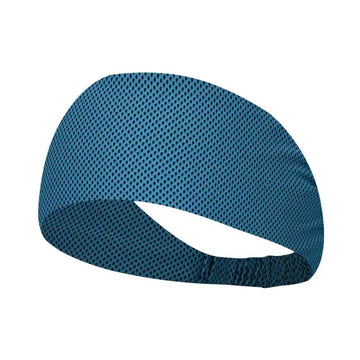 Cooling Sports Headband Women Men Elastic Non-Slip Sweatband Moisture Wicking Hairbad Head Band for Yoga Hiking Gym Running