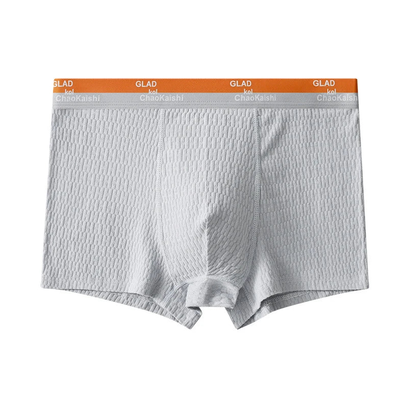 4PCS men's underwear Comfortable breathable men's boxers Casual everyday teen boxers