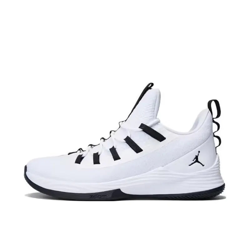Nike men's shoes 2024 winter JORDAN cushioned combat boots breathable training basketball shoes AH8110-100