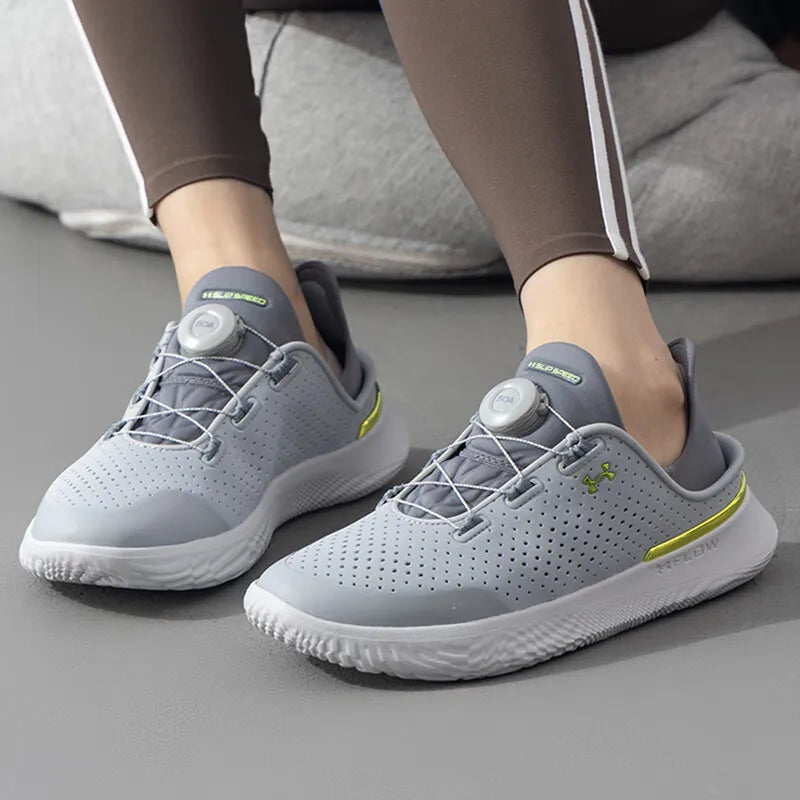 Under Armour men's and women's shoes new fashion trend can step on BOA knob training shoes casual shoes 3026197-115