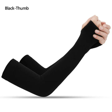 Ice Cooling Sports Arm Sleeves Cycling Running Basketball Arm Warmers Summer UV Protection Volleyball Bicycle Cuffs Men Women