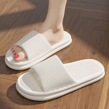 Fashion Thick Platform Slippers Beach Shoes Soft Sole Couple Non-slip Flip Flops Slide Sandals Simplicity Unisex House Shoes