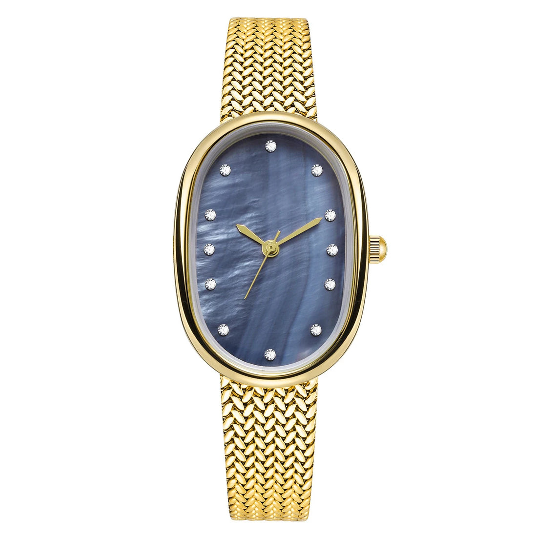 MAYZHISU Women Watch Light Luxury Retro Women Quartz Wristwatch Stainless Steel Waterproof Business Female Clock Ladies Watch