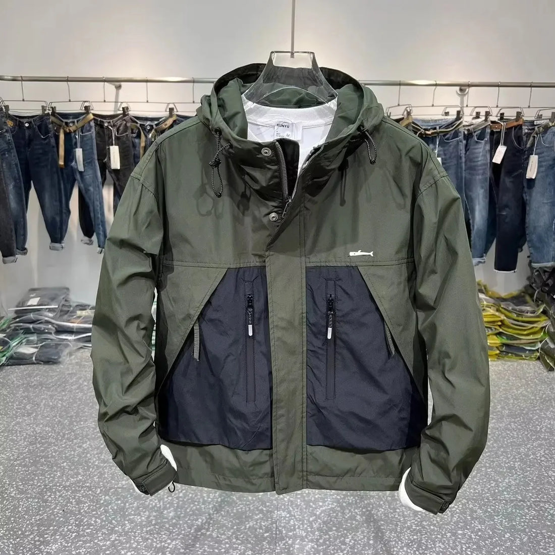 American Style Men's Sun Protection Jacket Vintage Thin Layer Climbing Outdoor Suit Casual Scene Mountain System Fashion