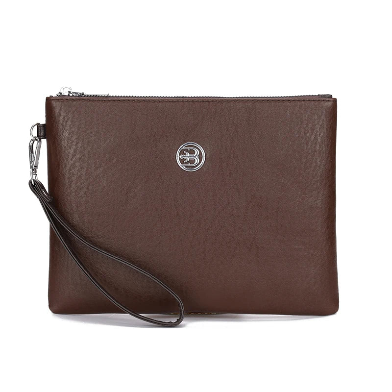 Casual Soft PU Leather Men Day Clutch Bag High Quality Business men Cardholder Case Fashion Male Leather Money Handbag