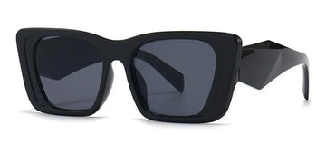 New Vintage Cat Eye Sunglasses Women Fashion Brand Designer Square Sun Glasses Men Classic Small Frame Black Eyewear UV400