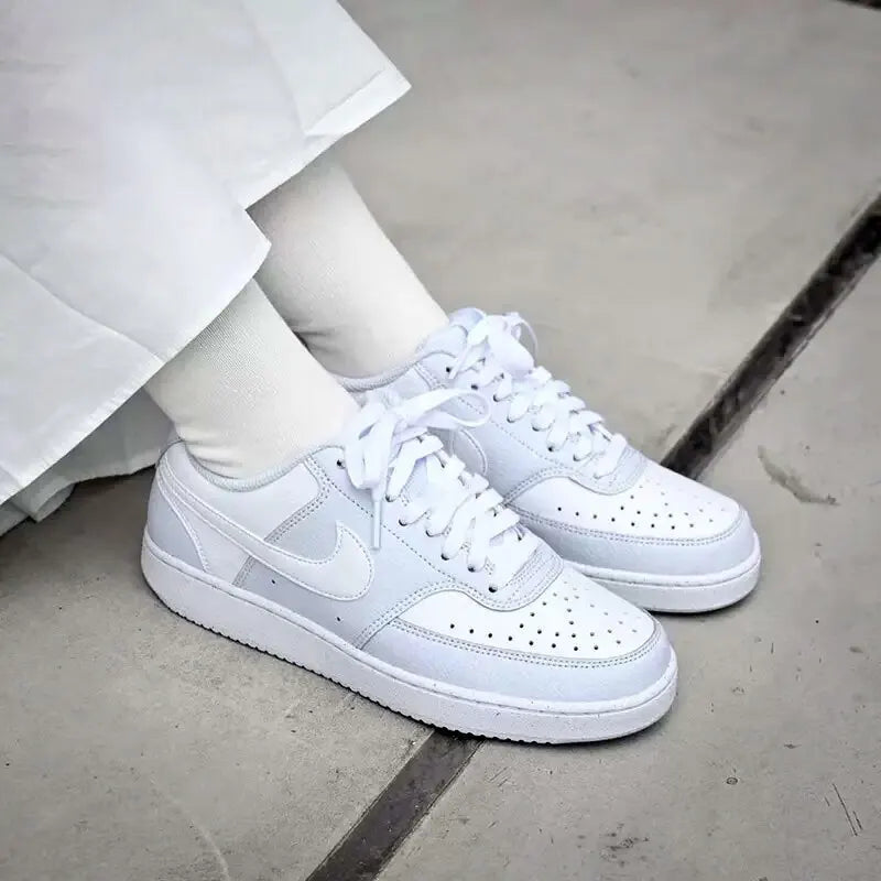 NIKE COURT VISION LO NN Casual Shoes Women's Shoes 2024 New Breathable Sneakers LOw-top Retro Board Shoes DH3158-004