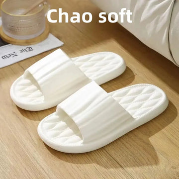 Women's EVA Slippers Indoor Home Summer Anti-Slip Odor Resistant Lightweight Wearable Bathroom Bathing Outdoor Walking
