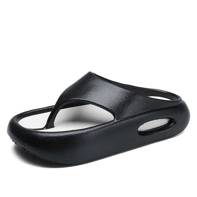 Brand Men Women Flip Flops Outdoor Indoor Slippers Comfortable Thick Sole Slides Mens Beach Sandals Non-slip Home Men's Slippers