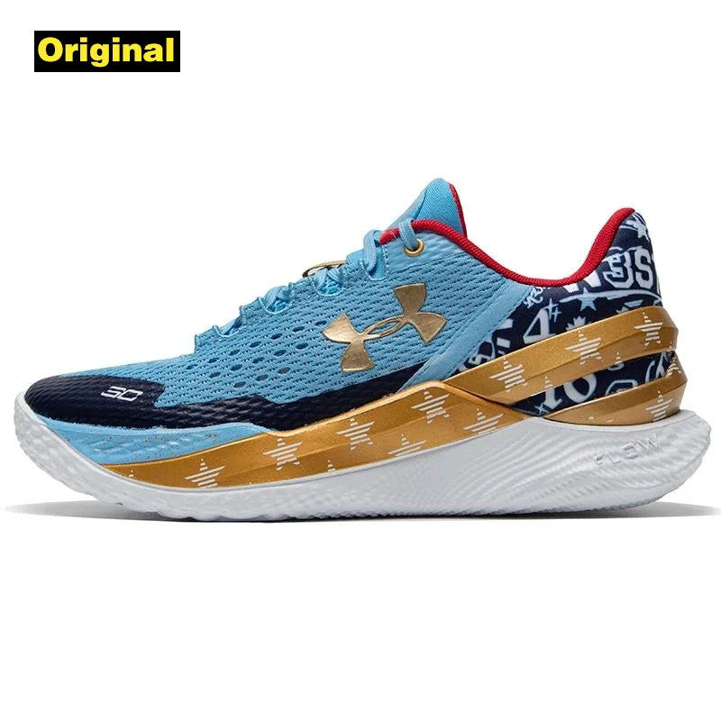Under Armour men's and women's shoes 2024 fall new sports shoes lightweight cushioned combat basketball shoes 3026276-402