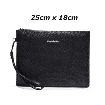 Fashion Soft PU Leather Men Handbag Casual Business Men Money Day Clutch Bag High Quality Durable Male Cardholder Case