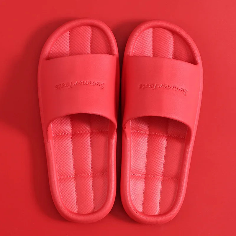 Bathroom Slipper Non Slip EVA Shower Slides Sandals for Women Men Embossed Summer Pool Flip Flop Indoor Home 2024 Shoe Slide