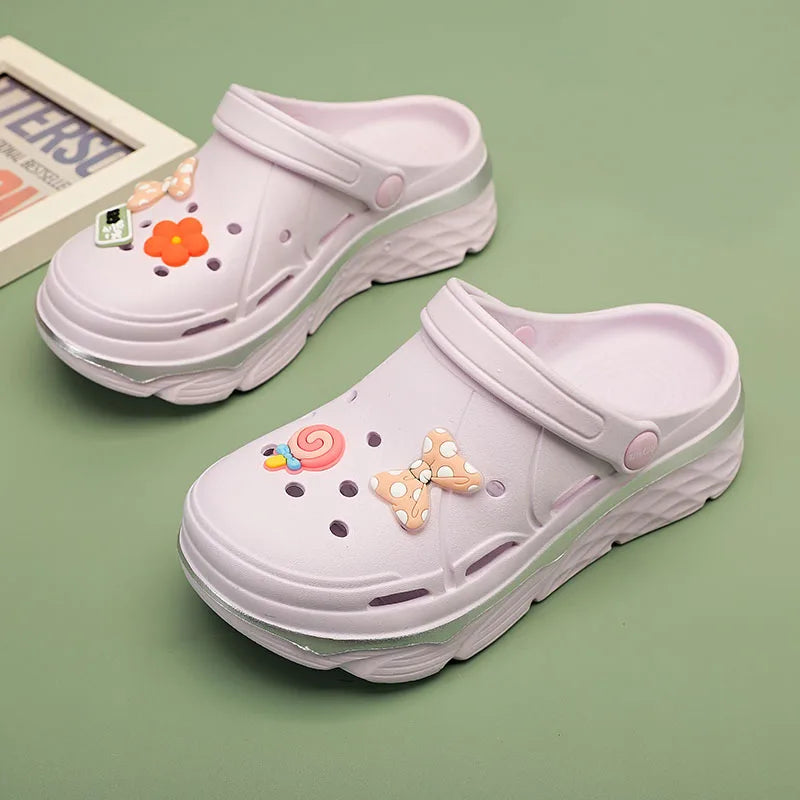 2022 New Summer Women Garden Clogs Comfortable Camouflage EVA Shoes Casual Breathable Sandal Man Beach Slippers Water Shoes