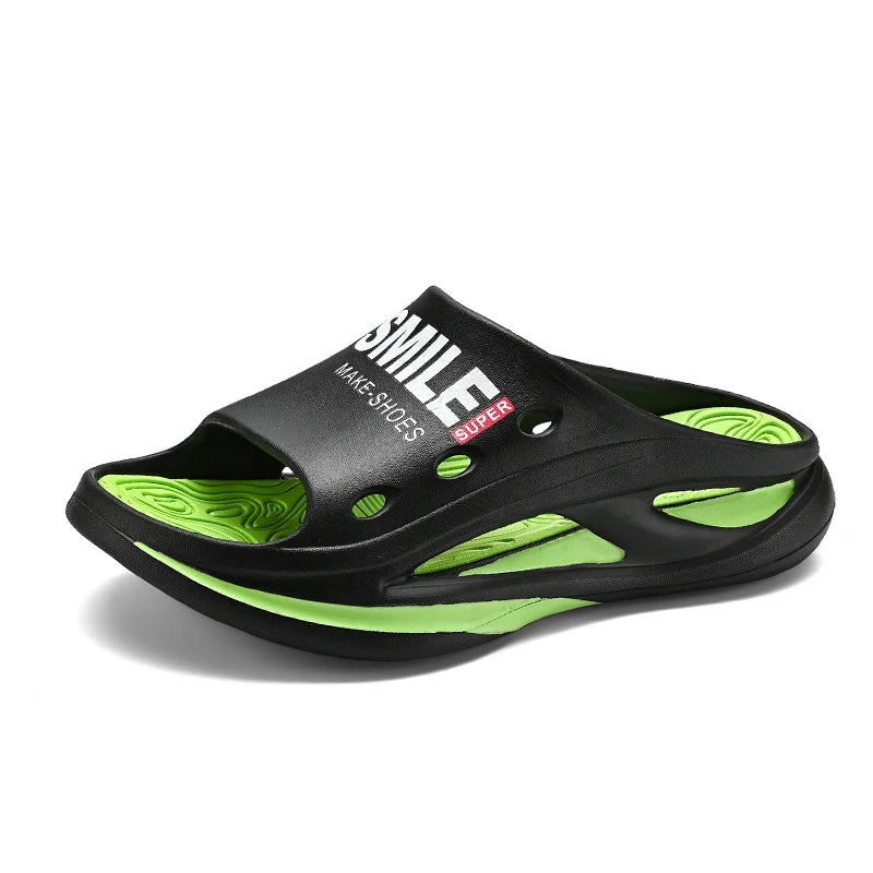 2024 New Men Slippers Comfortable Slides Indoor Outdoor Sandals Beach Casual Shoes Men's Couple Home Slippers Big Size 46 47