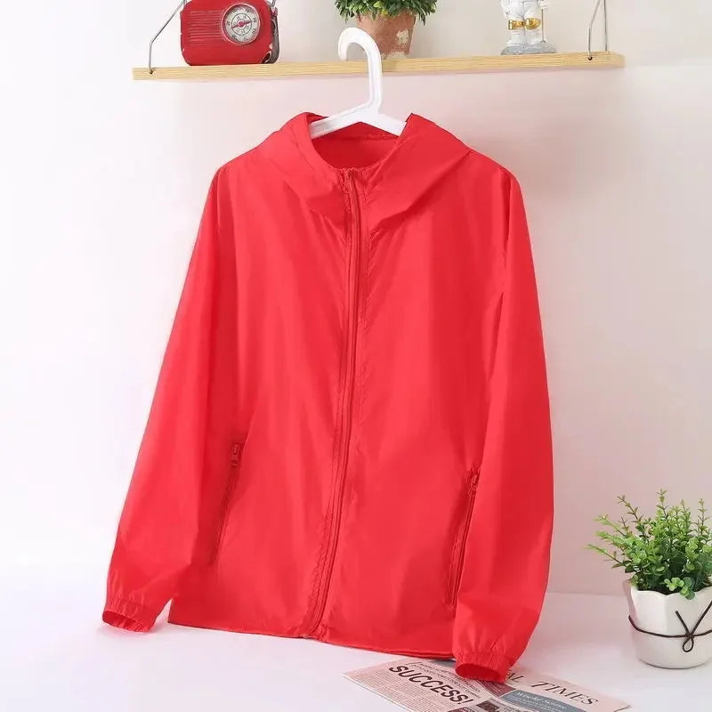 Summer Thin Men's Sun Protection Jacket Breathable Slim Fit Korean Style Cool Couple Sunscreen Clothes Skin Shirt