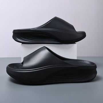 2025 Men's Slippers Outdoor Indoor Beach Sandals Comfortable Thick Soft Sole Slides Men Casual Shoes Men Flip-flops Slippers