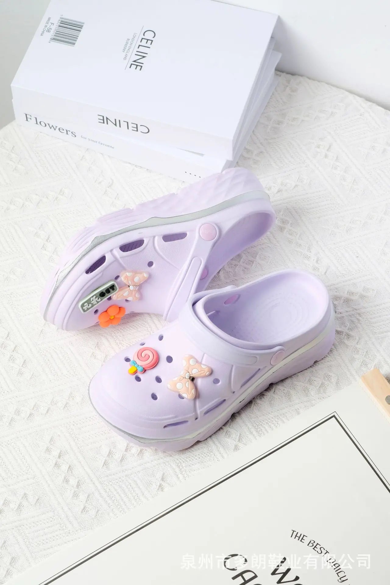 Women Platform Sandals 2024 Summer Soft Thick Sole Diy Clogs Garden Shoes Woman Closed Toe Non-Slip Beach Slides Sandals