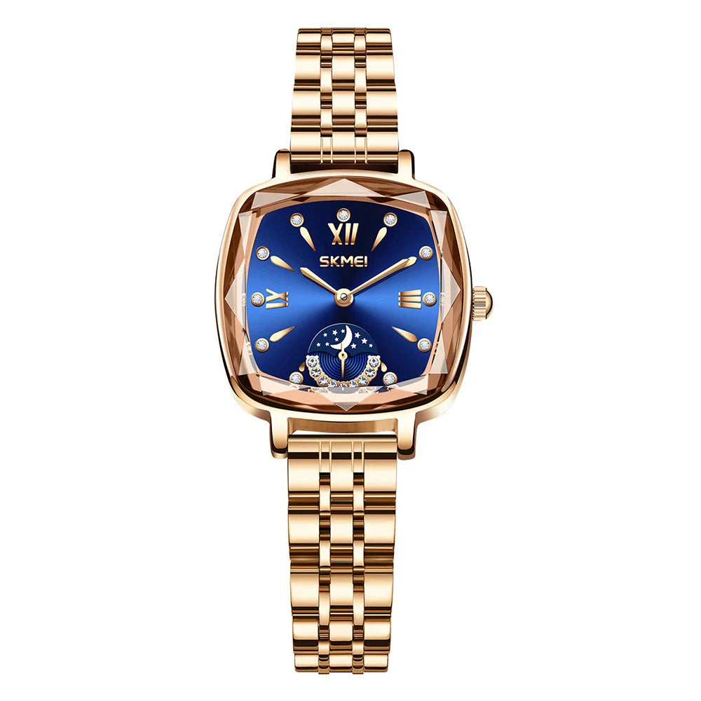 MAYZHISU Women Watch Luxury Fashion Women's Quartz Watches Waterproof Stainless Steel Elegant Small Wristwatch Female Clock