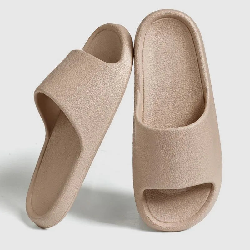 2024 Fashion Women Slippers Summer Flat Sandals Lightweight EVA Home Bathroom Slippers Massage Couples Indoor Slides Shower Shoe