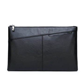 Fashion Business Men Day Clutch Bag High Quality PU Leather Money Handbag Casual Male Cardholder Case Phone Bag