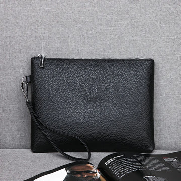 Fashion Soft PU Leather Men's Clutch Bag Casual Business Men Day Clutch High Quality Male Leather Money Handbag Phone Bag