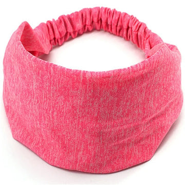 Wide edge double-layer elastic sports yoga running cycling fitness sweatband headband