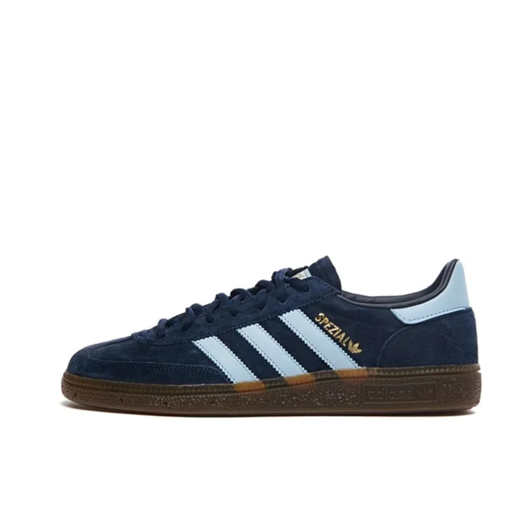 Adidas Green Red Colorway Handball Spzl Men's and Women's Fashion Low Top Board Shoes Comfortable non-slip wear-resistant