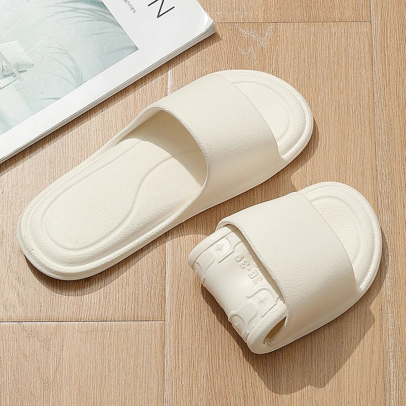 Foldable House Slipper Hotel Travel Shoe Non-Slip Portable Home Guest Use Men Women Unisex Slide Flat Shoes Salon Homestay Hotel