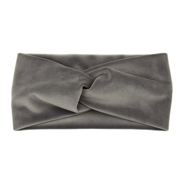 Velvet twisted elastic yoga headband  washing face and makeup  headband