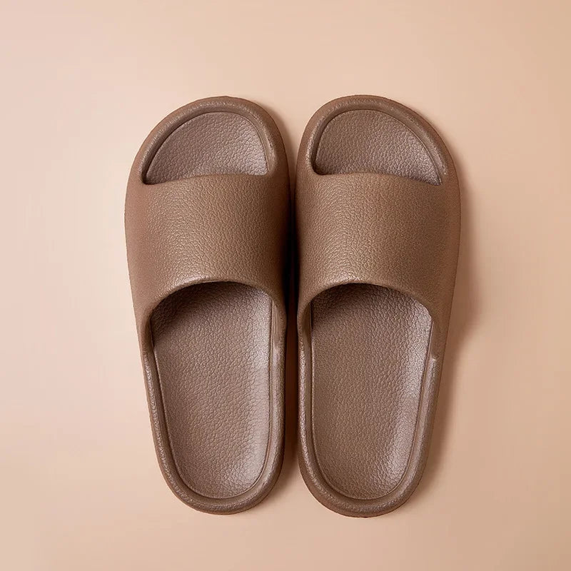 Home Slippers Summer Sandals Wear-resistant Mute Male Slipper Men and Women House Shoes Tasteless Anti-slip EVA Material Man