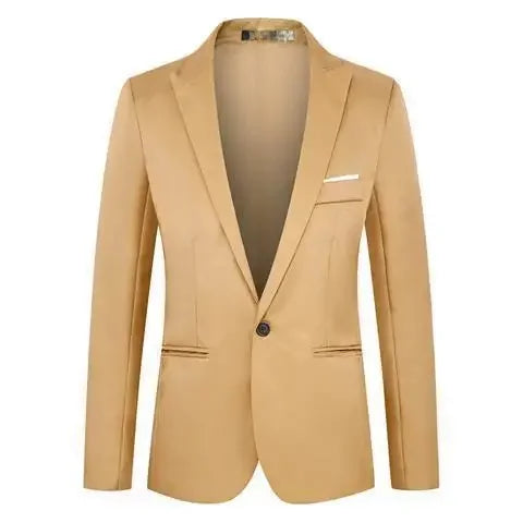 Spring Men's Suit Jacket Casual Versatile Korean Style Trendy Single-breasted Western-style Clothes Western-style Clothes Men