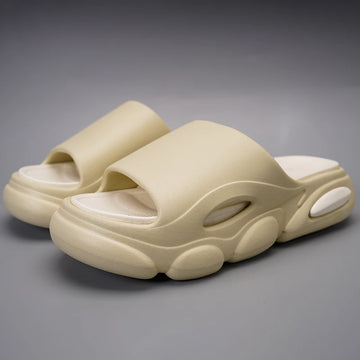High Quality 2023 Summer Men Slippers Slides Outdoor Indoor Non-slip Soft Thick Bottom Slippers Beach Shoes Bathroom Slippers