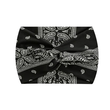 Widening 18CM stretch printed sports sweatband headband headscarf hairband hair tie band