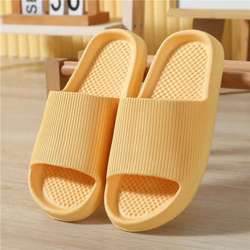 Summer Fashion Men's Women's Sandals Anti-Slip Wear-Resistant EVA Thick Sole Comfortable Home Slippers Bathroom Bath Flip-Flops