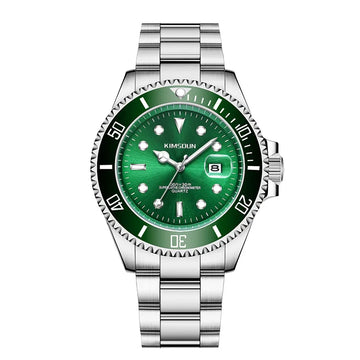 KIMSDUN Quartz Watch Men's Wrist Watches Waterproof Steel Belt  Luxury Men's Watch Fashion & Casual Watch for Man