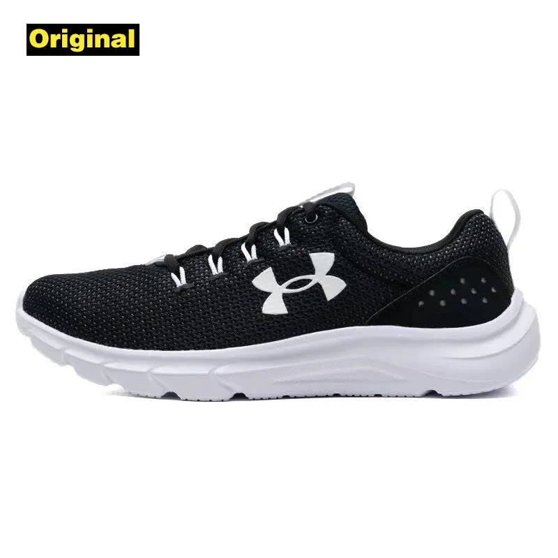Under Armour men's shoes 2024 fall new sports shoes training fitness casual wear-resistant trend running shoes 3024880-001