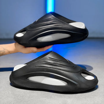 Fashion Men's Slippers Comfortable Soft Slides Indoor Outdoor Sandals Beach Shoes New Flip-flops Men Home Non-slip Slippers