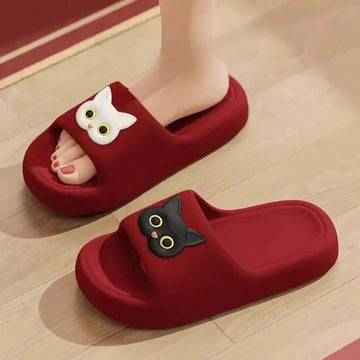 Summer New Indoor Slippers Women's Bathroom Home Use Non-Slip Feeling Couple Outerwear PVC Sole Women's Wholesale