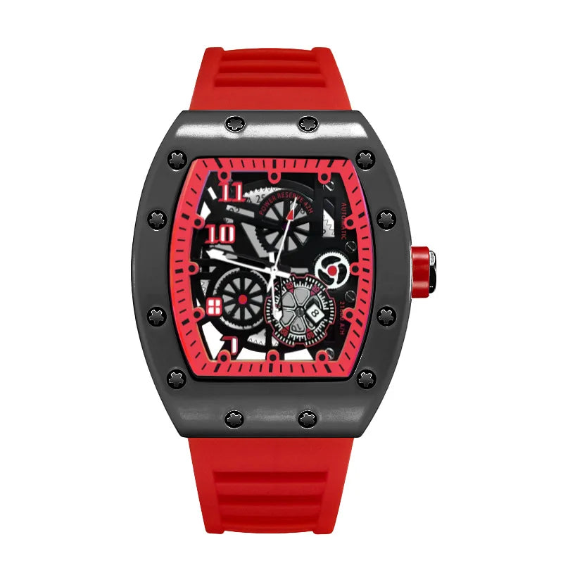 Luxury Men’s Quartz Wristwatch Male Casual Fashion Trend Automatic Quartz Hollow Luminous Waterproof Men's Watch for Man