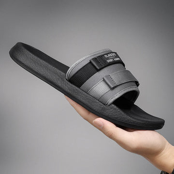 2024 New Men Slippers Outdoor Beach Sandals Trend Men Slides Men Casual Shoes Flip-flops Home Slippers Beach Sandals Big Size 47